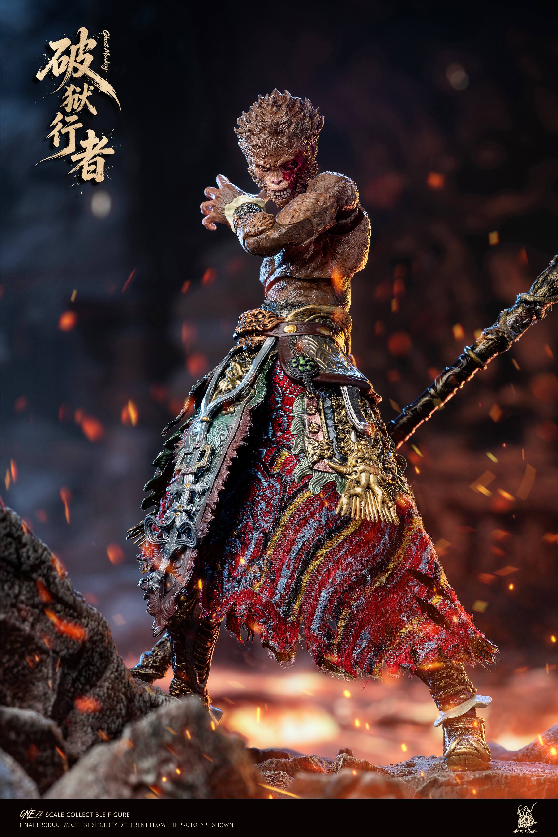 [PREORDER] AceFigz Sun Wukong The Monkey King 1/12 Scale Action Figure - Image 5