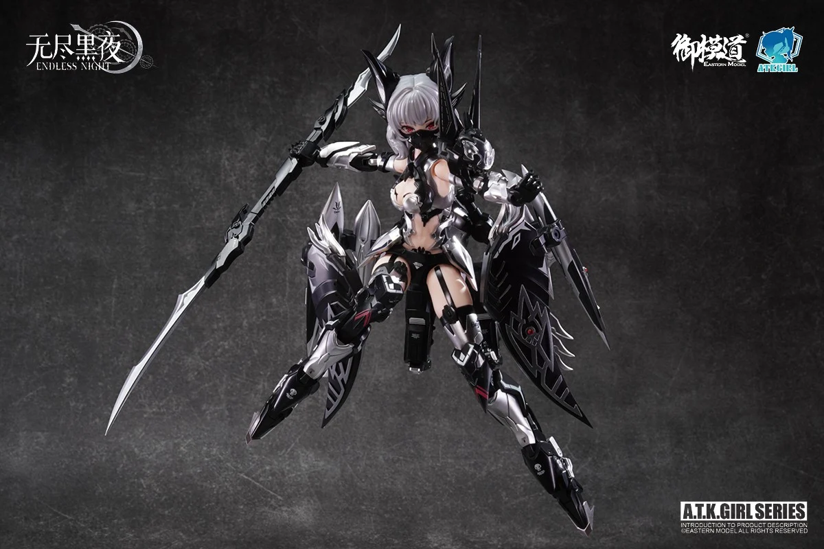 ATK Girl Camilla Phantom Silver Blood 1/12 Model Kit - Image 5