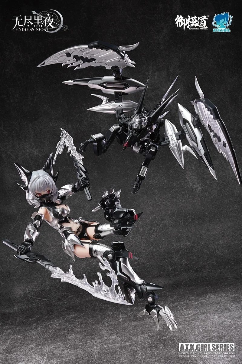 ATK Girl Camilla Phantom Silver Blood 1/12 Model Kit - Image 8