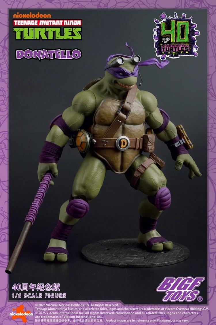 [PREORDER] BIGF Toys Donatello 40th Anniversary 1/6 Scale Figure