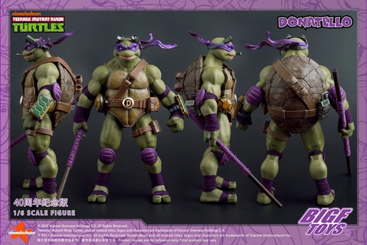 [PREORDER] BIGF Toys Donatello 40th Anniversary 1/6 Scale Figure - Image 10
