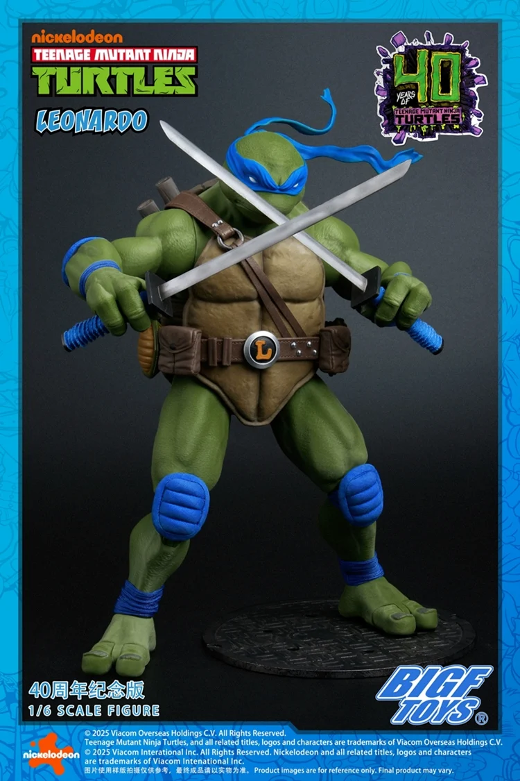 [PREORDER] BIGF Toys Leonardo 40th Anniversary 1/6 Scale Figure - Image 3