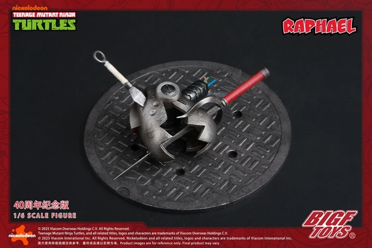 [PREORDER] BIGF Toys Raphael 40th Anniversary 1/6 Scale Figure - Image 9
