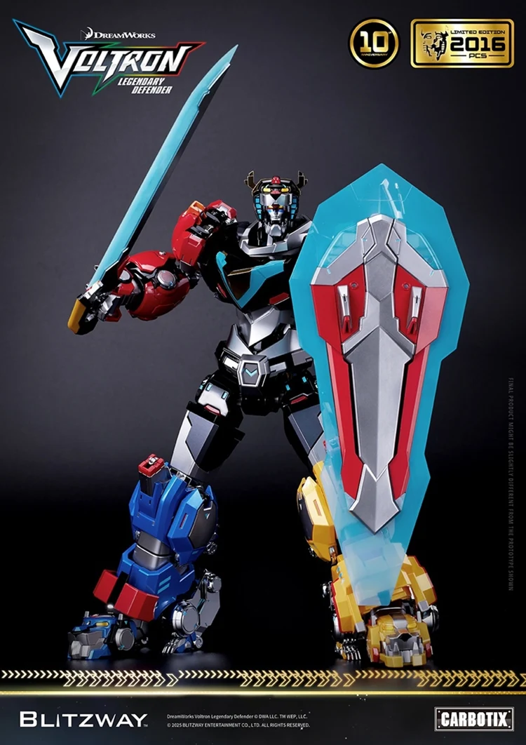 Blitzway CARBOTIX Voltron Legendary Defender 10th Anniversary Limited Edition - Image 14