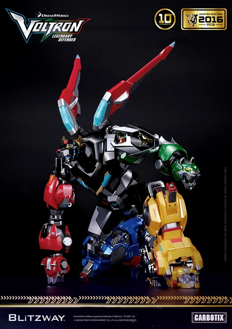 Blitzway CARBOTIX Voltron Legendary Defender 10th Anniversary Limited Edition - Image 6