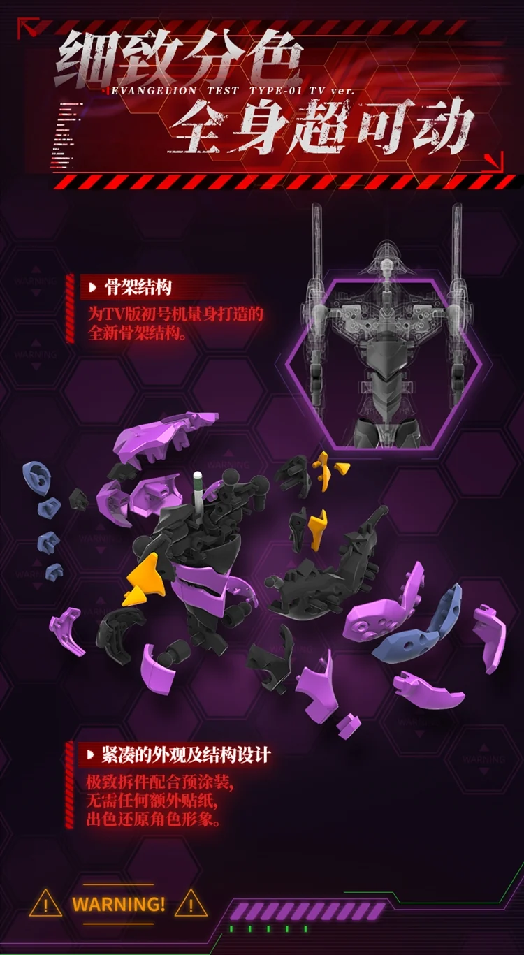 Blokees Legendary Edition Evangelion Test Type Unit 01 - TV Version - Image 7