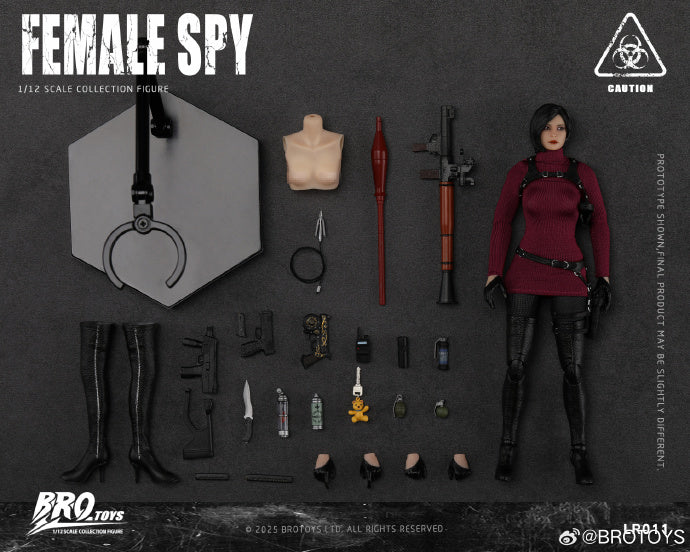 BROTOYS Female Spy 1/12 Scale Action Figure - Image 12