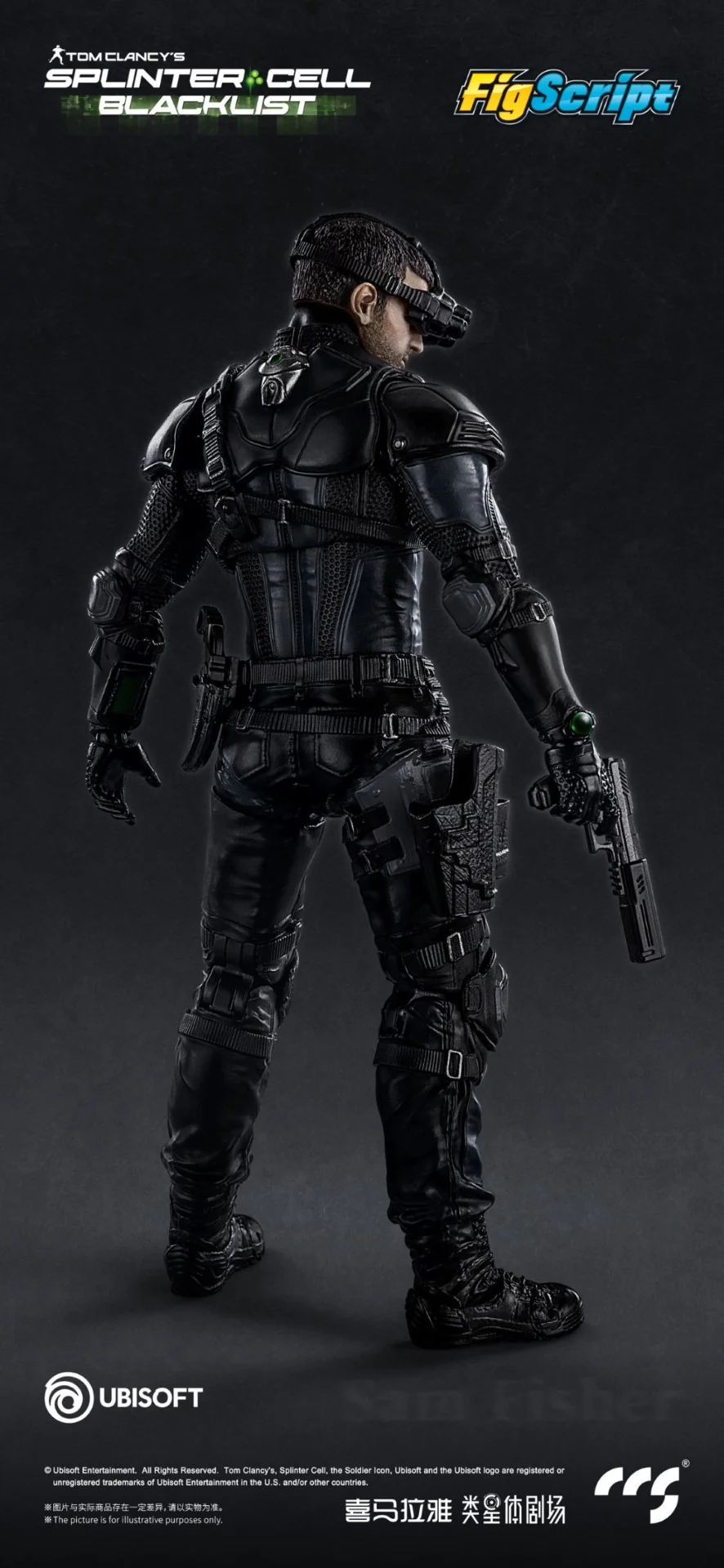 [PREORDER] CCS FigScript Sam Fisher 1/12 Scale Action Figure - Splinter Cell Blacklist - Image 7