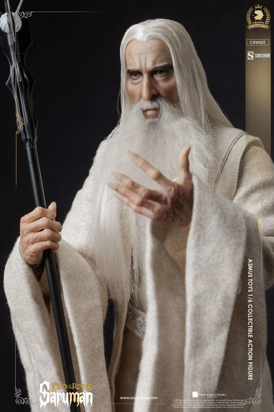 Crown Series Saruman the White 1/6 Collectible Figure - Image 11