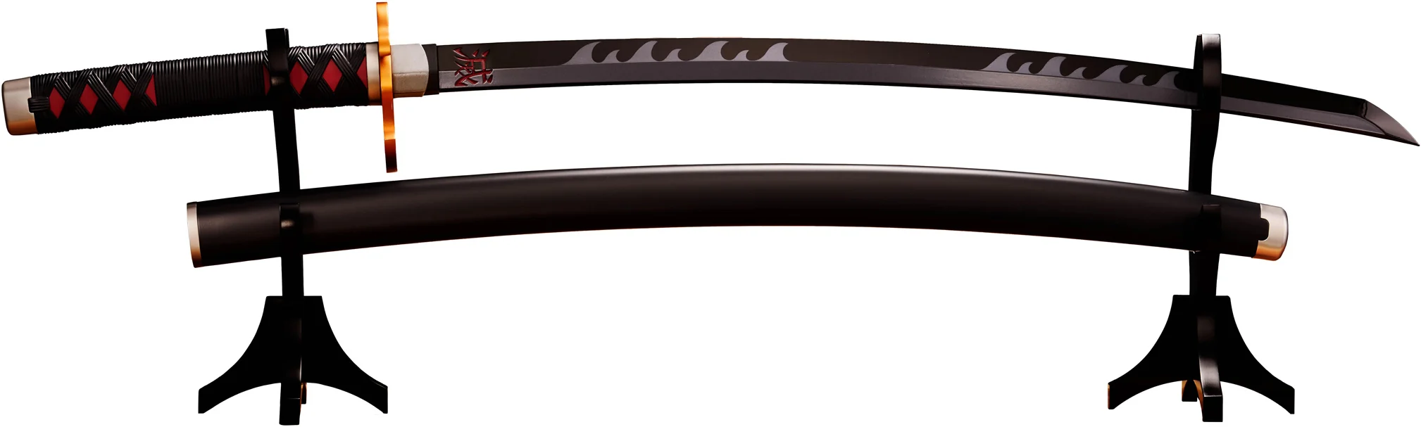 Demon Slayer PROPLICA Nichirin Sword (Tanjiro Kamado) - Rengoku's Guard Ver