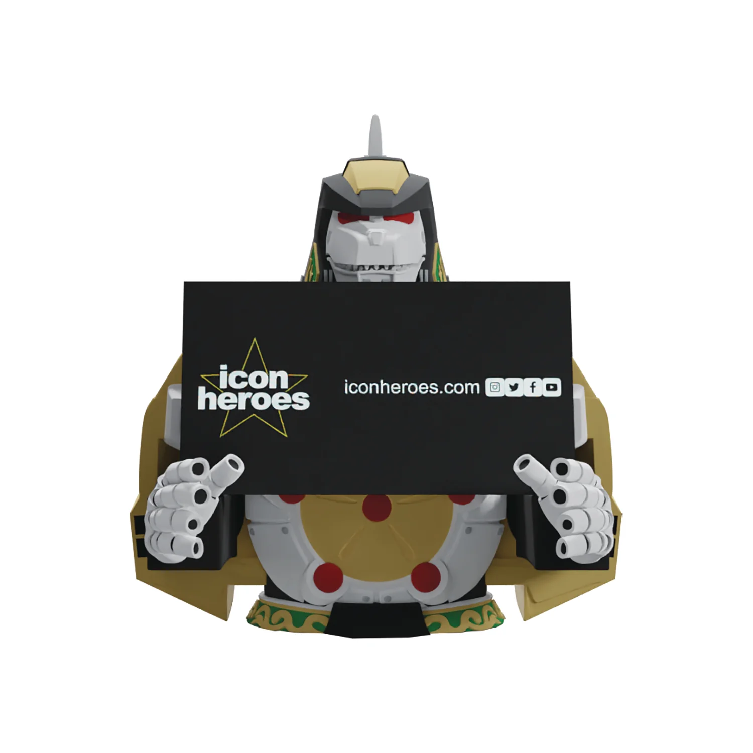 Dragonzord Mini Bust Card Holder - Image 6