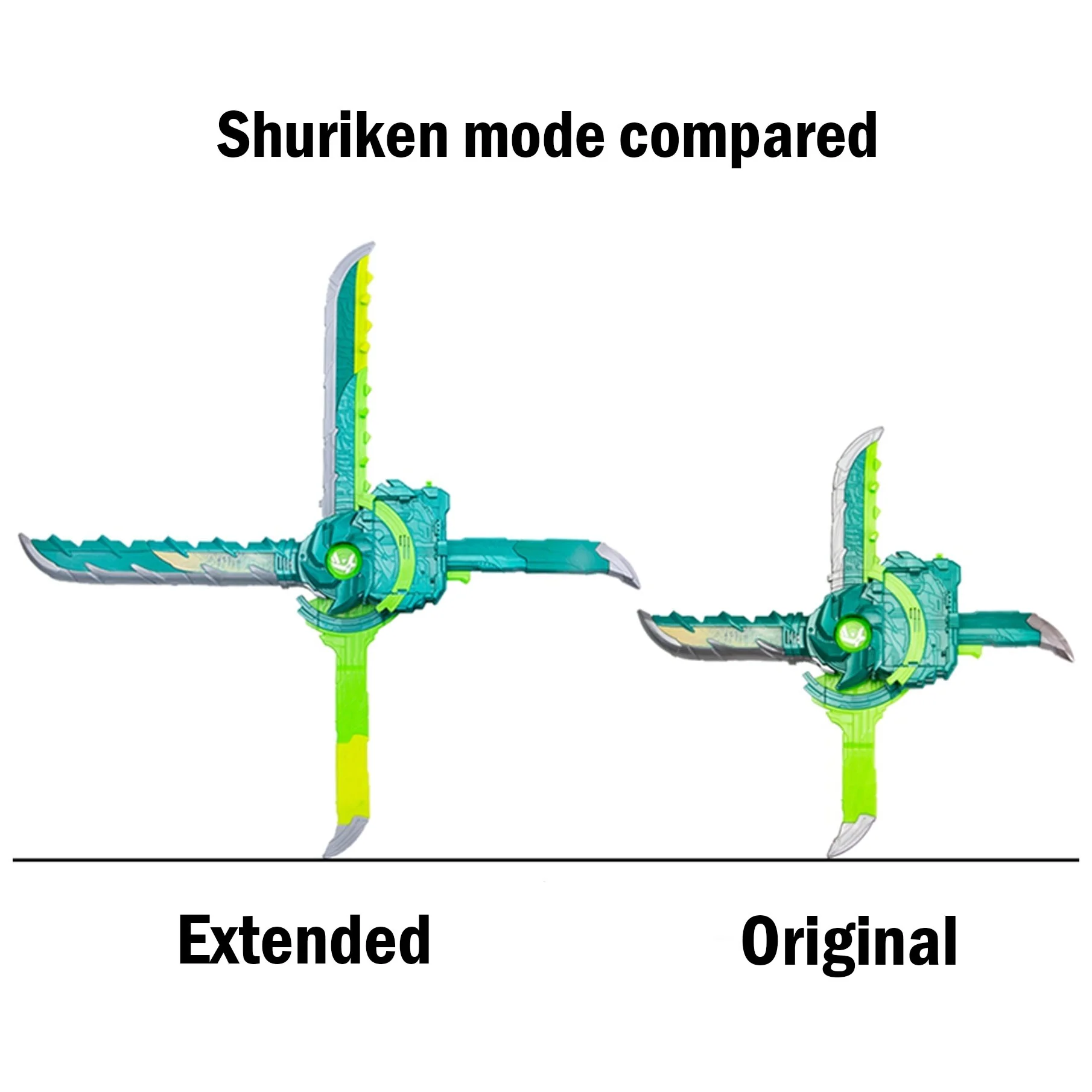 DX Green Shuriken Sword Extension Blade - Image 4