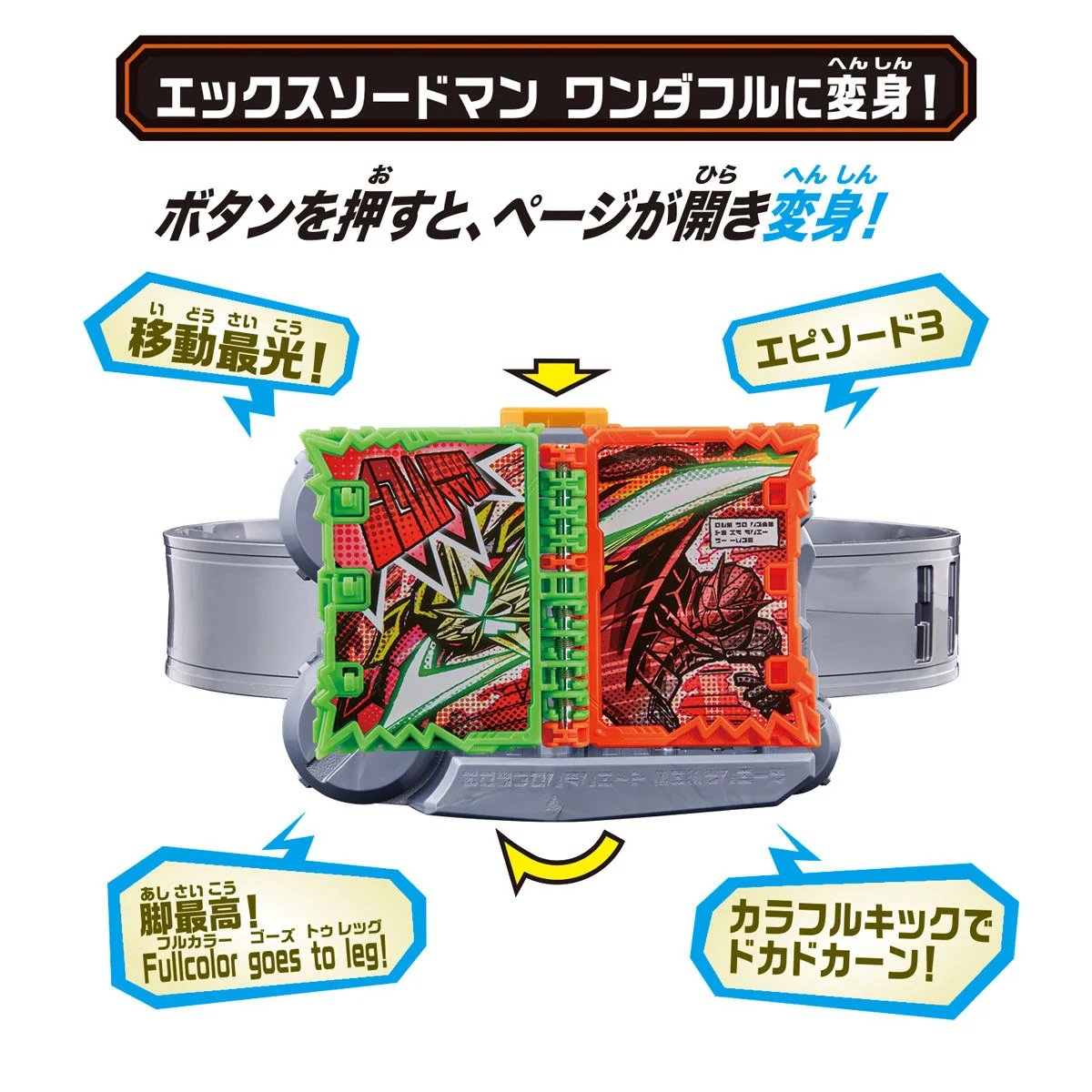 DX Kamen Rider Saikou X Swordman Kanzen Set - Image 7