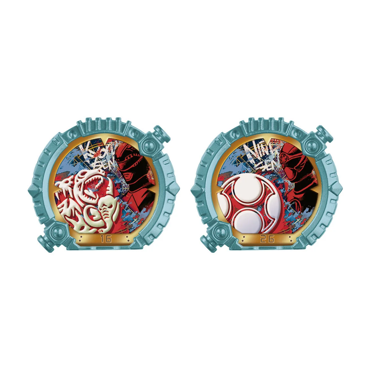 DX Zyuranger & Hurricaneger Polar Ring Set