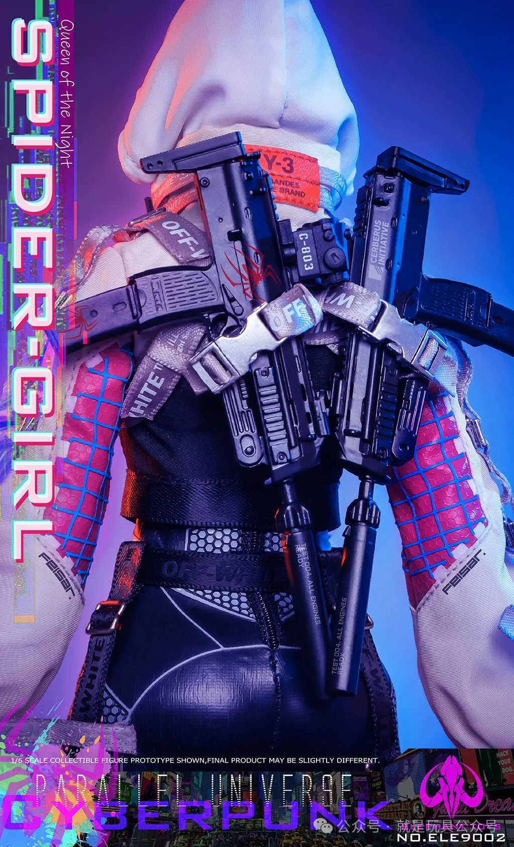 Elephant Toys Cyber Spider-Girl 1/6 Scale Figure - Image 12
