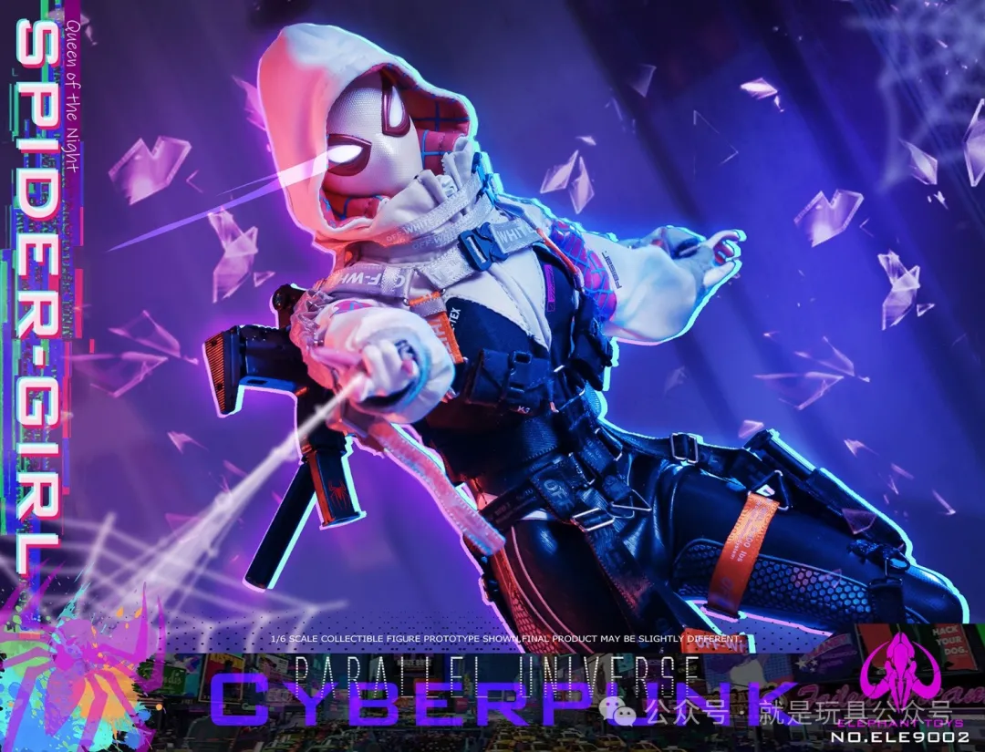 Elephant Toys Cyber Spider-Girl 1/6 Scale Figure - Image 17