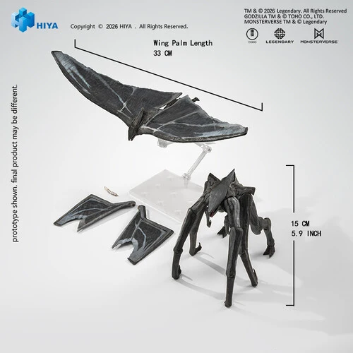 [PREORDER] Exquisite Basic Male & Female Muto Action Figure Set - Godzilla - Image 10