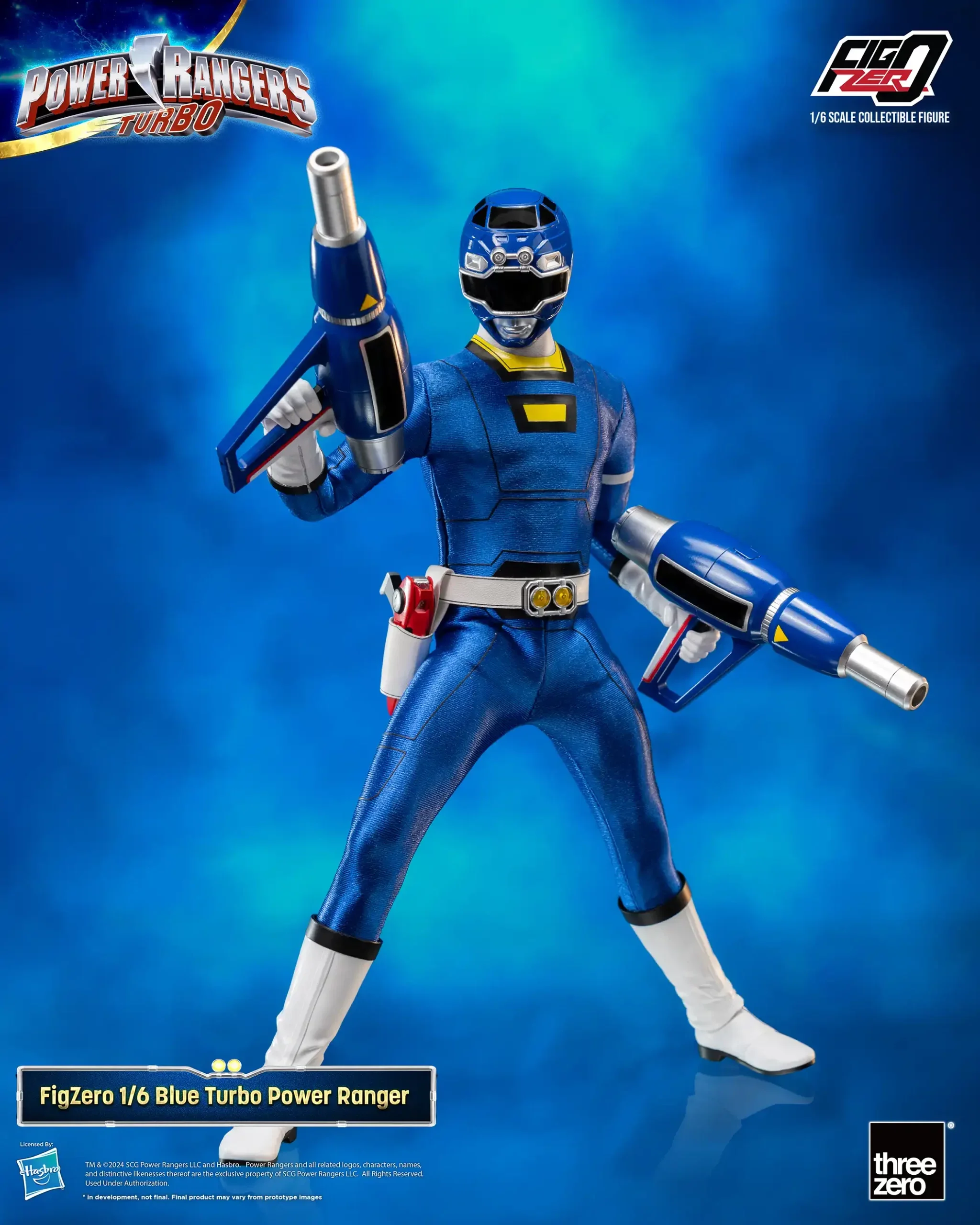 FigZero Blue Turbo Ranger - Power Rangers Turbo 1/6 Scale Figure - Image 2