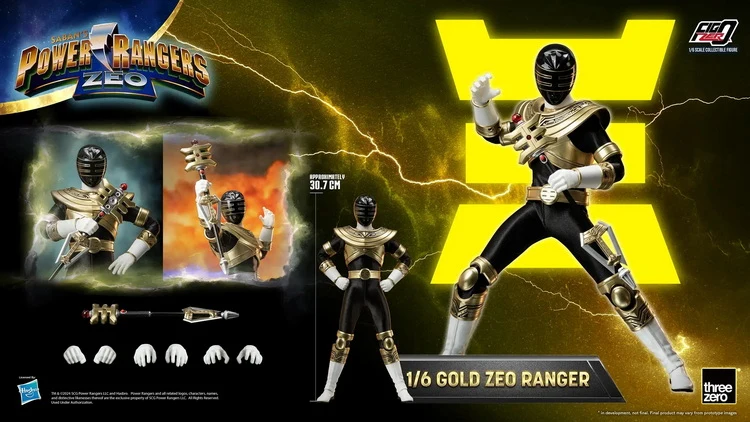 FigZero Gold Zeo Power Ranger - Power Rangers Zeo - Image 12