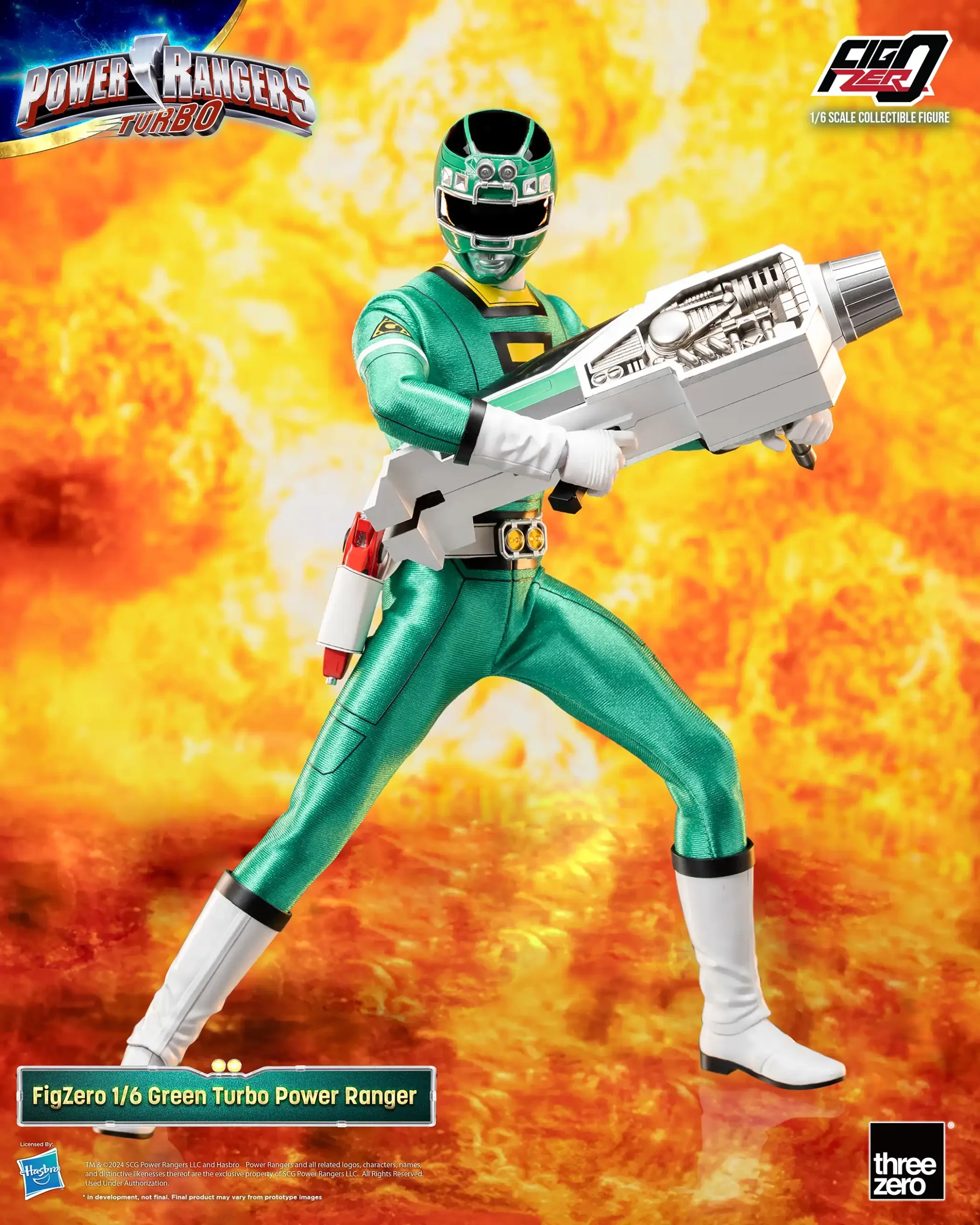 FigZero Green Turbo Ranger - Power Rangers Turbo 1/6 Scale Figure - Image 2