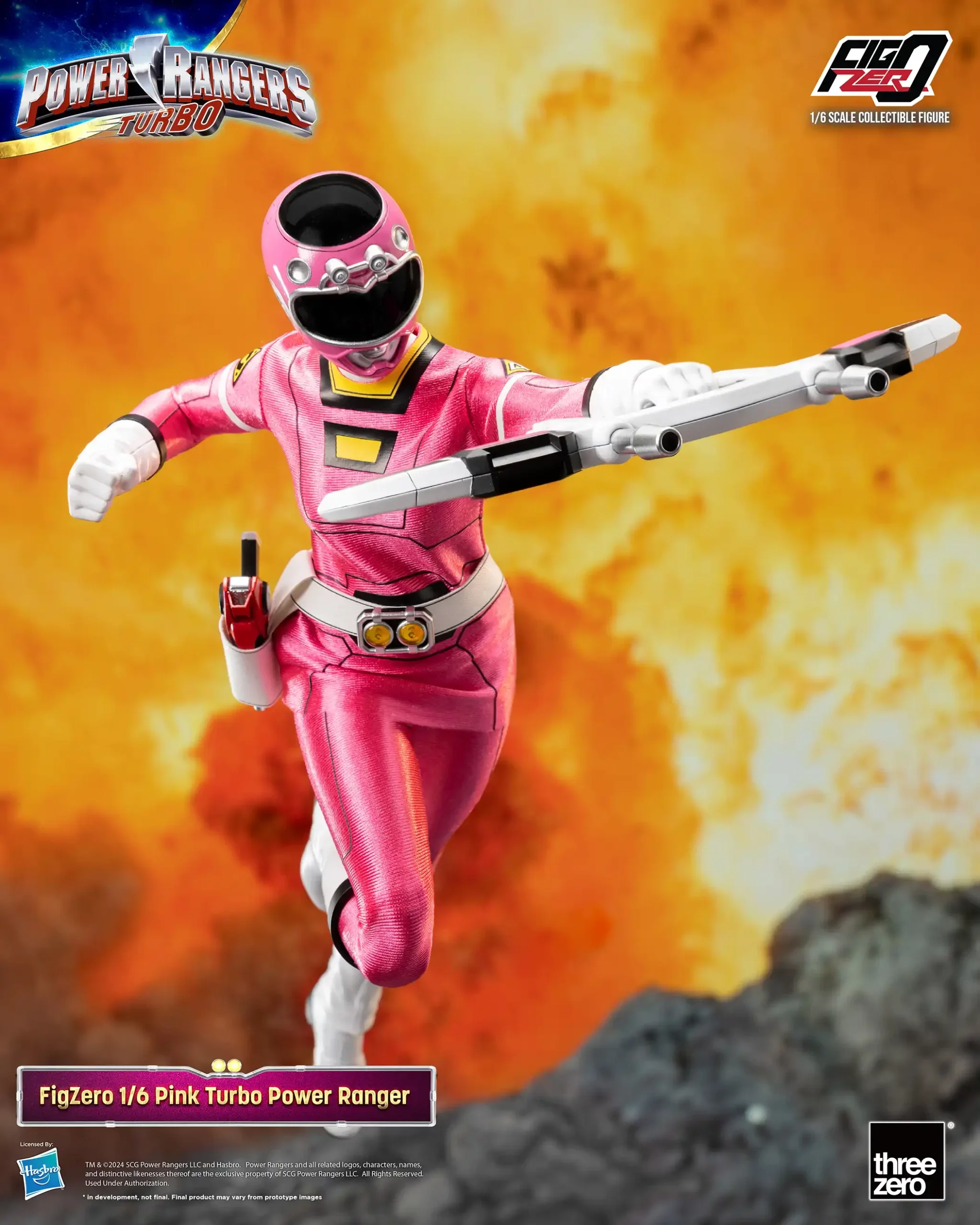 FigZero Pink Turbo Ranger - Power Rangers Turbo 1/6 Scale Figure - Image 5