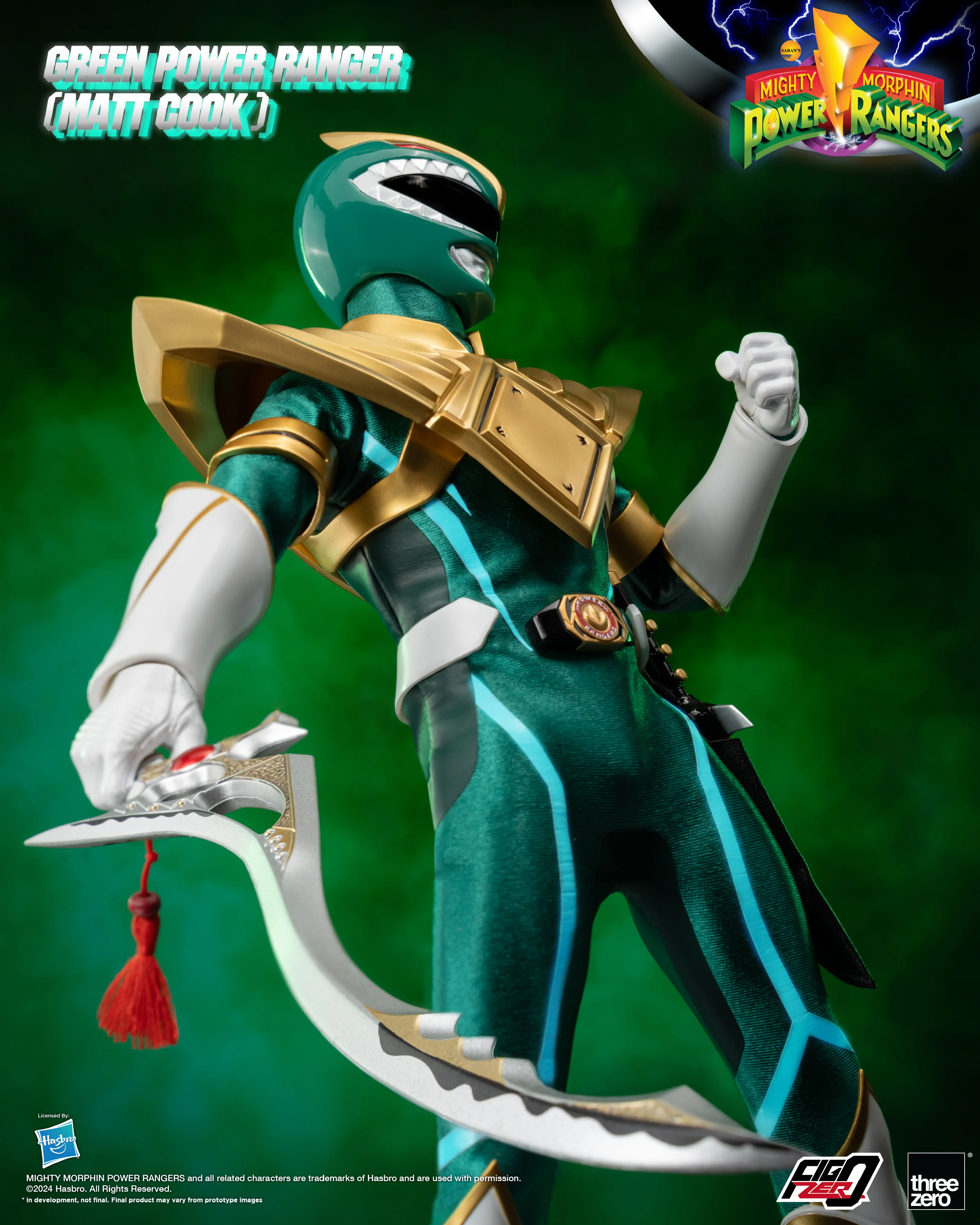 FigZero Power Rangers Green Ranger Matt Cook Version - Image 11