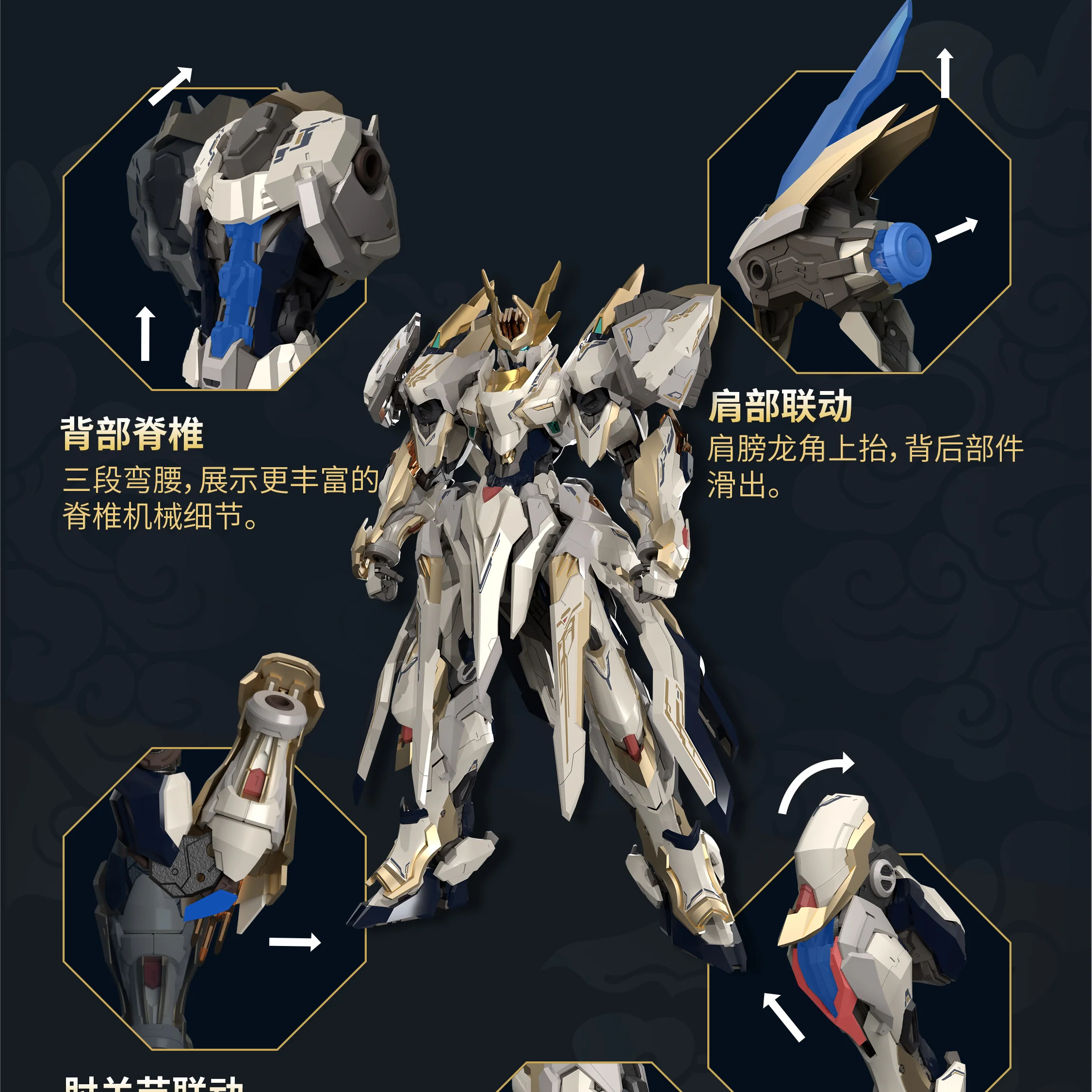 GS-Toys MC-01 Winged Dragon Model Kit Set - Image 4