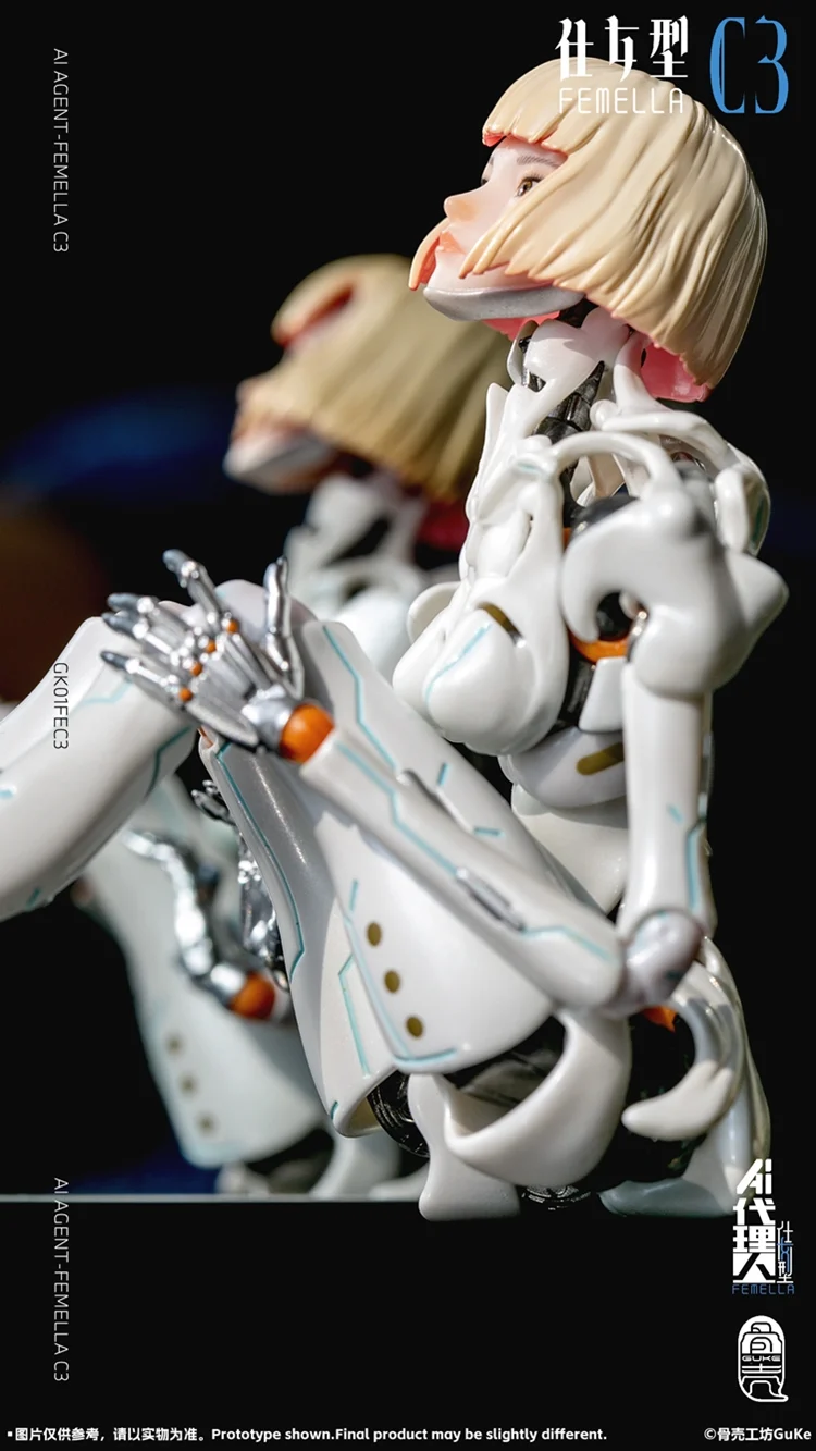 GUKE Agent-Femella C3 1/2 Action Figure - Solid Color Ver - Image 14