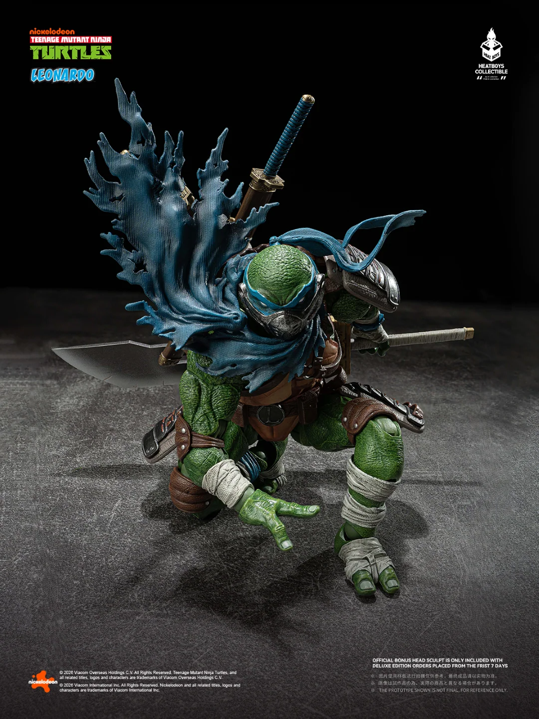 [PREORDER] HEATBOYS HB0103 HEATFIG Ninja Turtles Leonardo Action Figure - Image 23