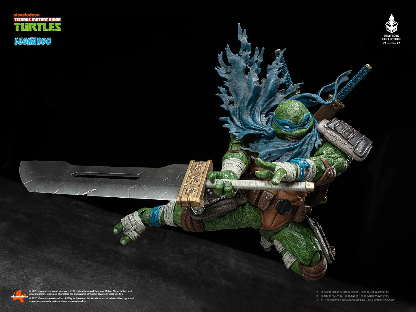 [PREORDER] HEATBOYS HB0103 HEATFIG Ninja Turtles Leonardo Action Figure - Image 8