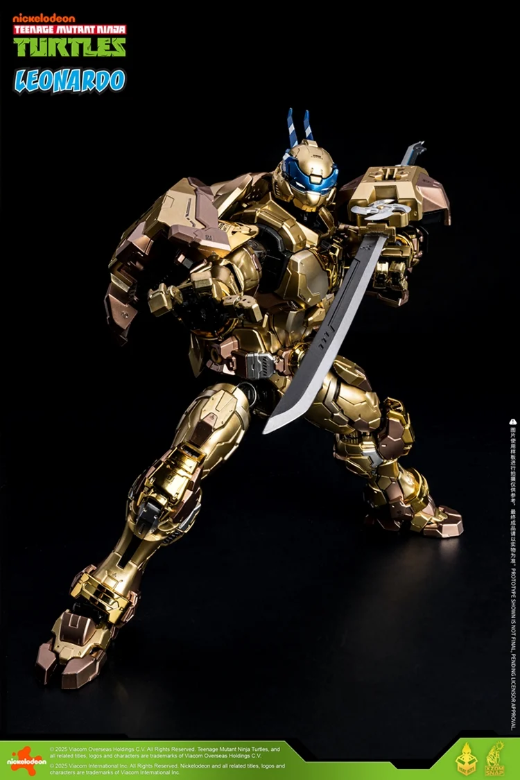 Heatboys TMNT HB0091 Leonardo Mecha - Golden Ver - Image 9