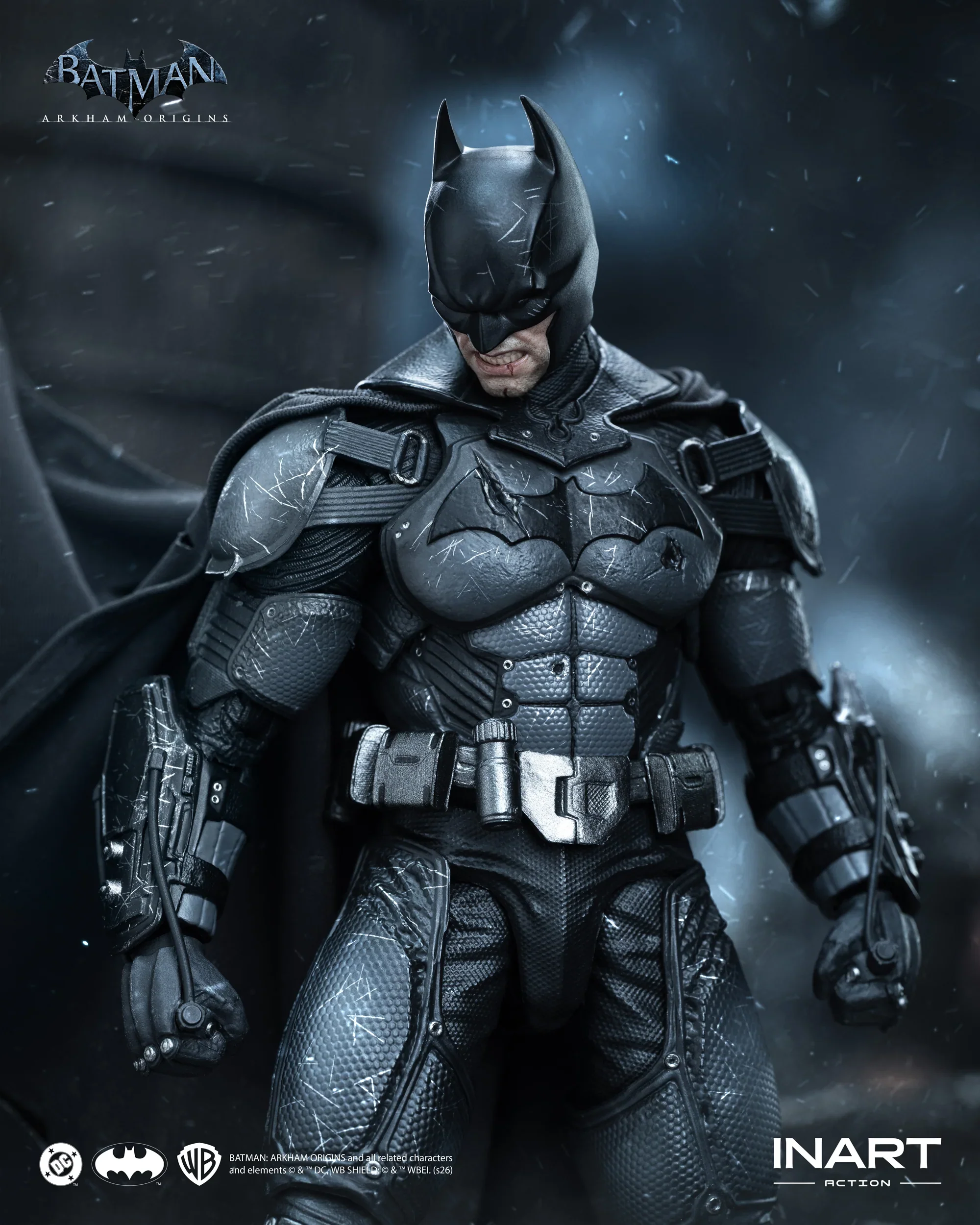 [PREORDER] INART Action Batman: Arkham Origins (Battle Damaged Version) - Image 3