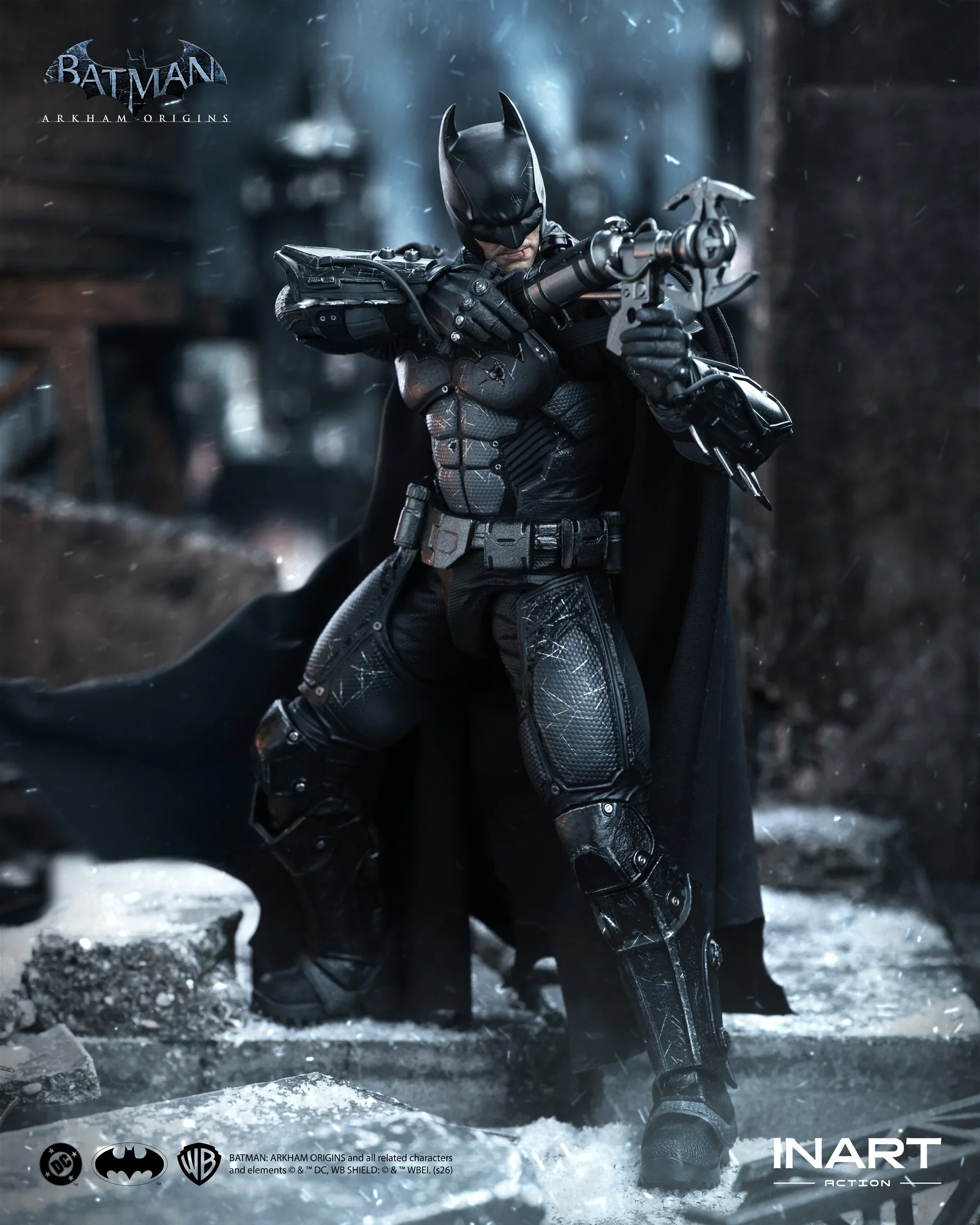 [PREORDER] INART Action Batman: Arkham Origins (Battle Damaged Version) - Image 7