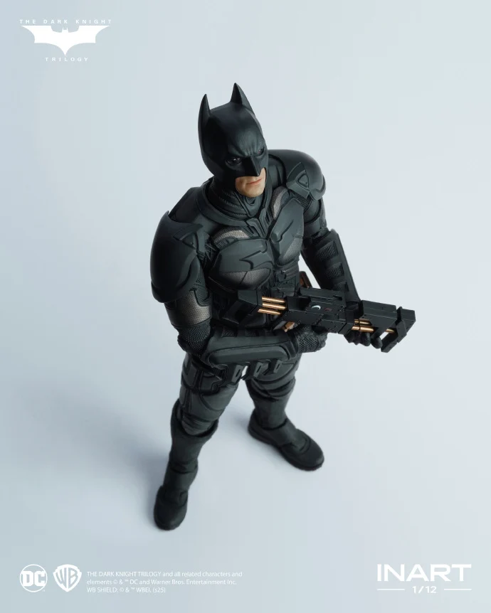 INART Batman 1/12 Scale Action Figure Deluxe Ver - The Dark Knight Rises - Image 6