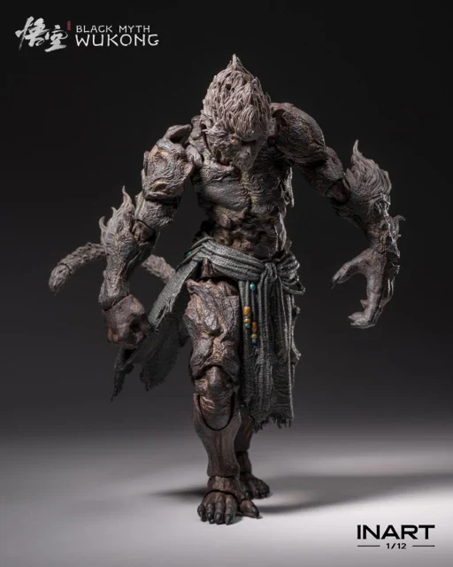 INART Stone Monkey 1/12 Action Figure - Black Myth Wukong - Image 5