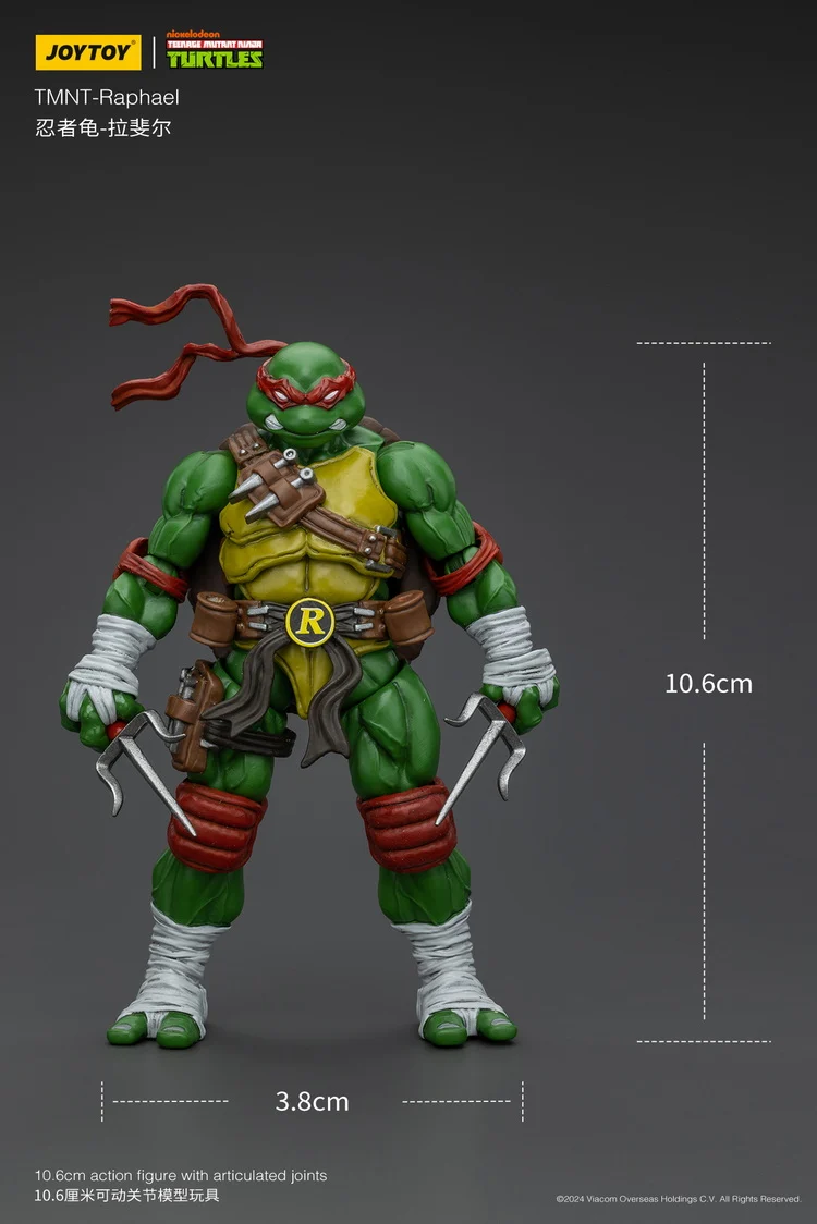 JoyToy TMNT Raphael 1/18 Scale Figure - Image 13