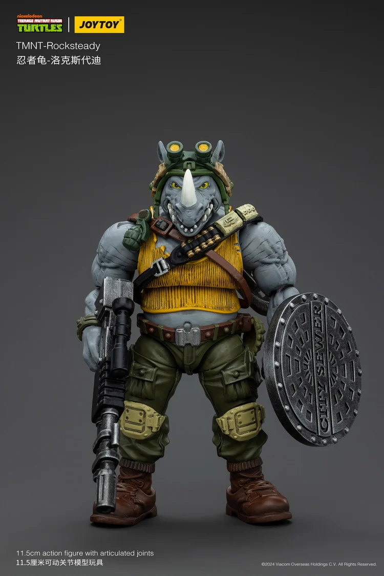 [PREORDER] JoyToy TMNT Rocksteady 1/18 Scale Figure - Image 2