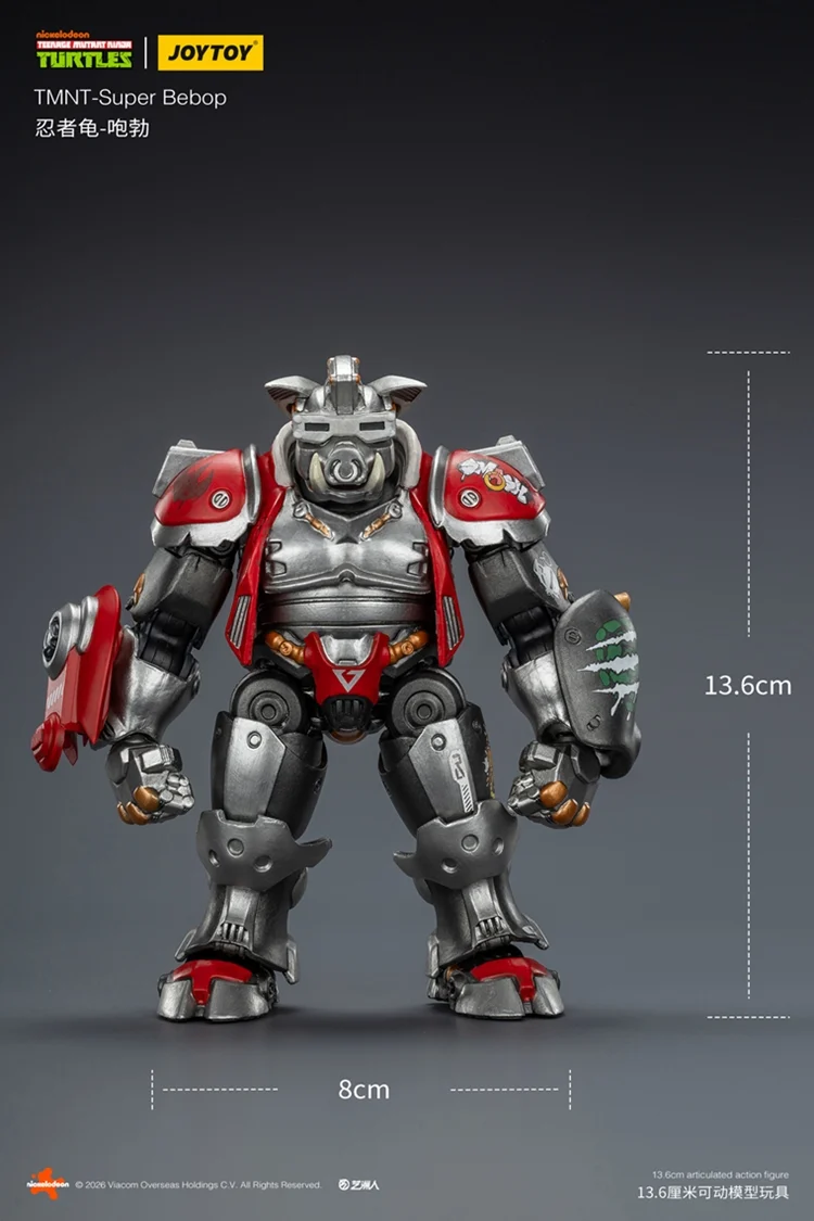 JoyToy TMNT Super Bebop 1/18 Scale Figure - Image 13