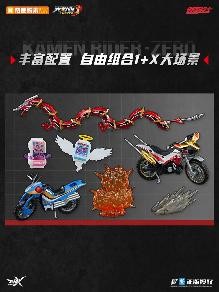 [PREORDER] KEEPPLEY Kamen Rider ZX Brick Figure - Image 3