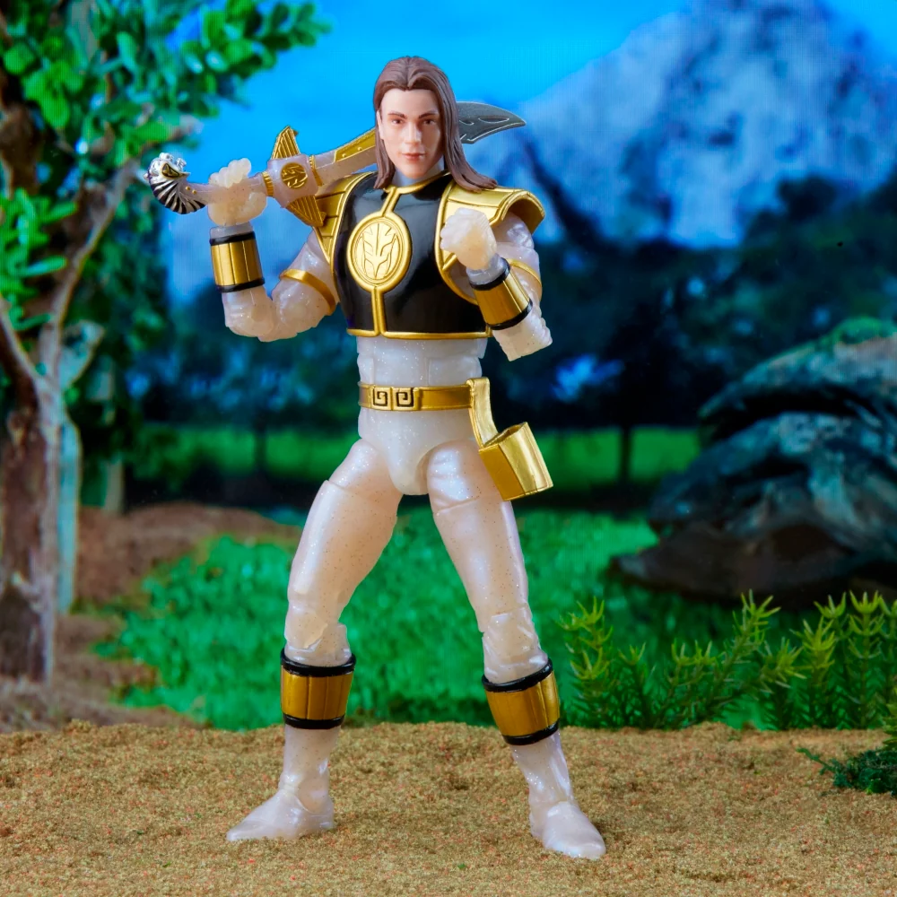 Lightning Collection Mighty Morphin Metallic White Ranger - Image 5