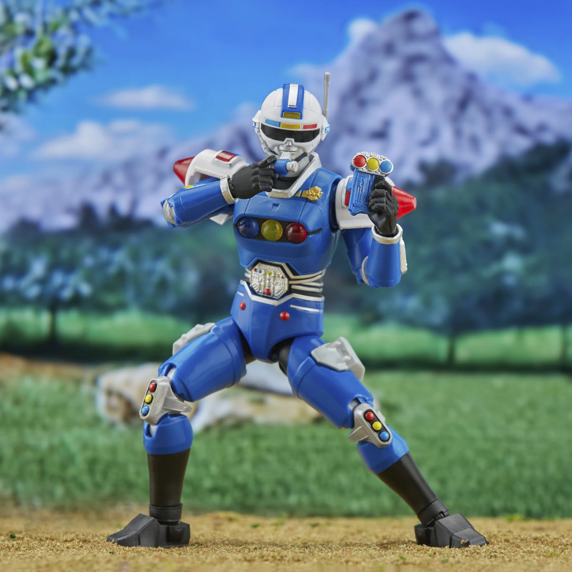 Lightning Collection DLX Power Rangers Turbo Blue Senturion - Image 3