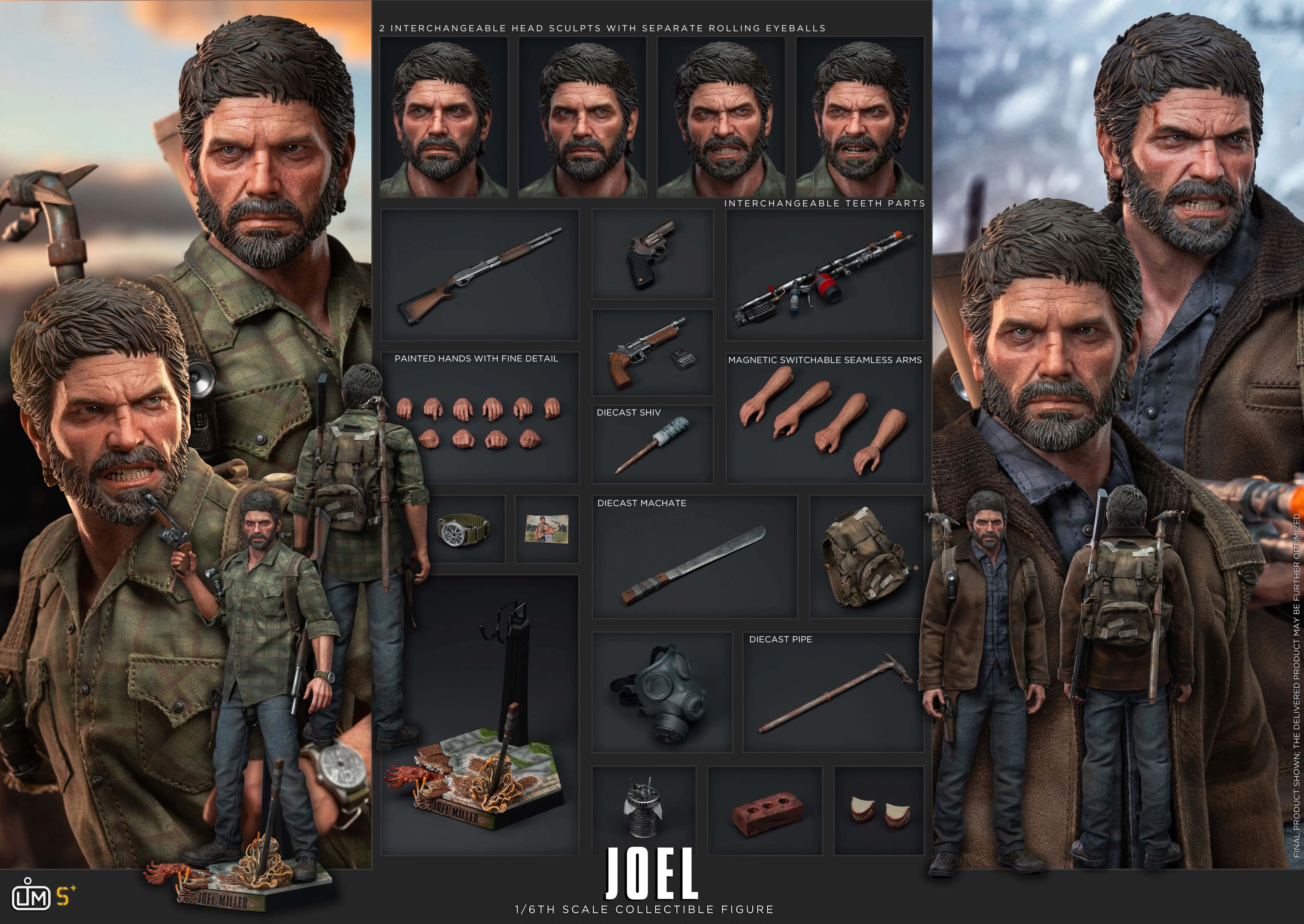 [PREORDER] Lim Toys S+01 1/6 Scale Joel Miller Collectible Figure - Image 17