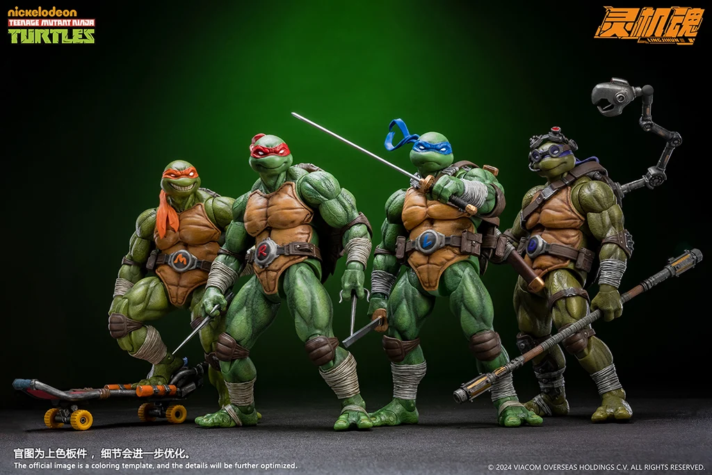 LINGJIHUN Ninja Turtles Series Michaelangelo Action Figure - Image 5