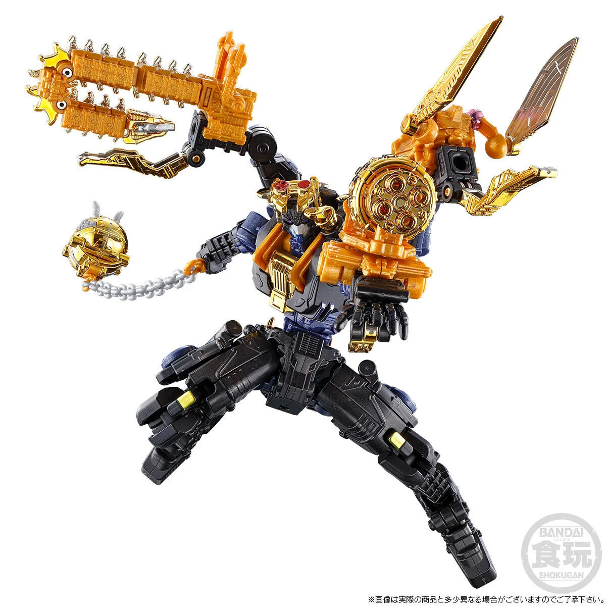 Minipla Tarantula Abyss, King Caucasus Kabuto & Guardian Weapons Metallic Ver - Image 7