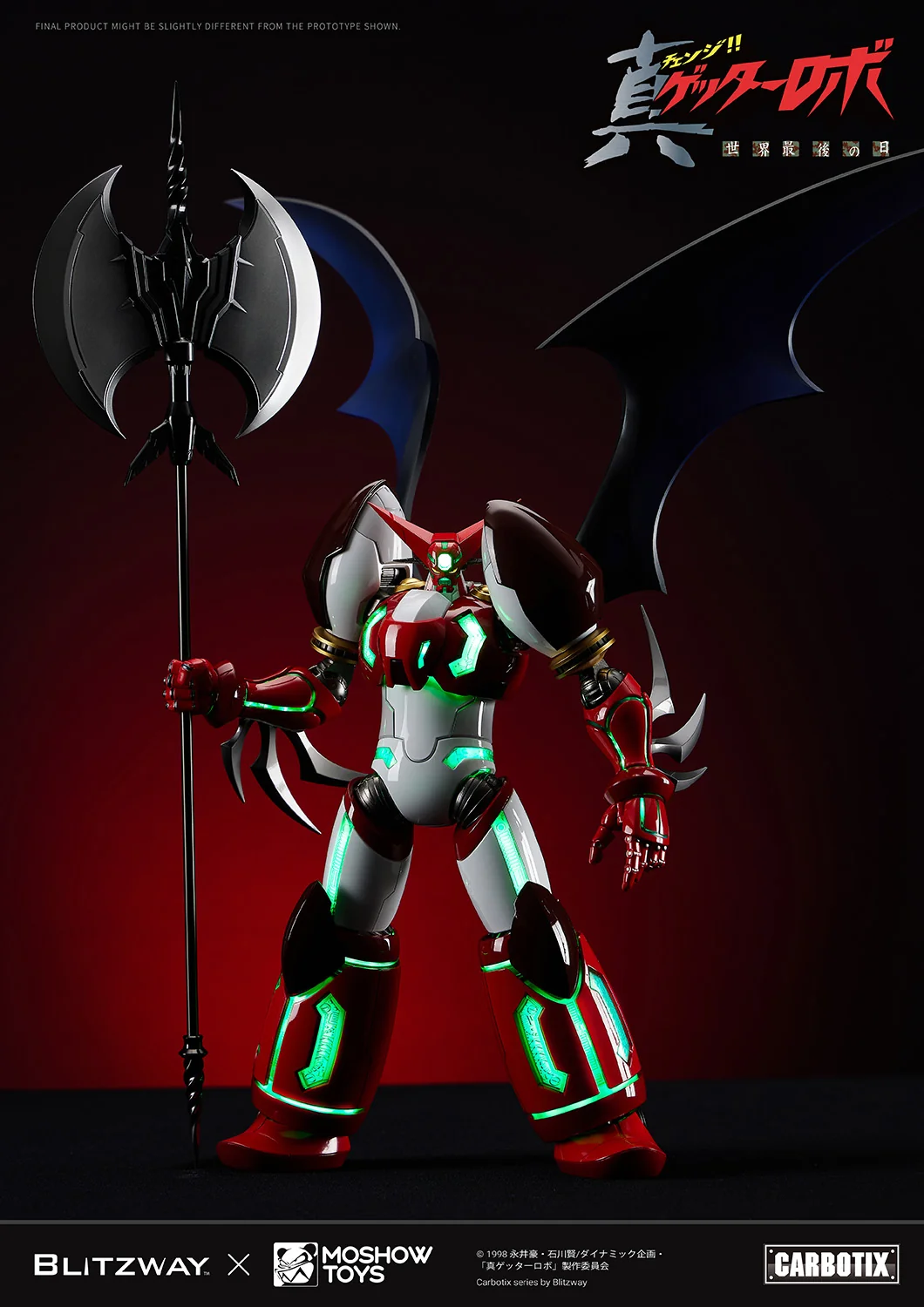 MOSHOWTOYS Carbotix Shin Getter 1 - Getter Robo Armageddon - Image 8