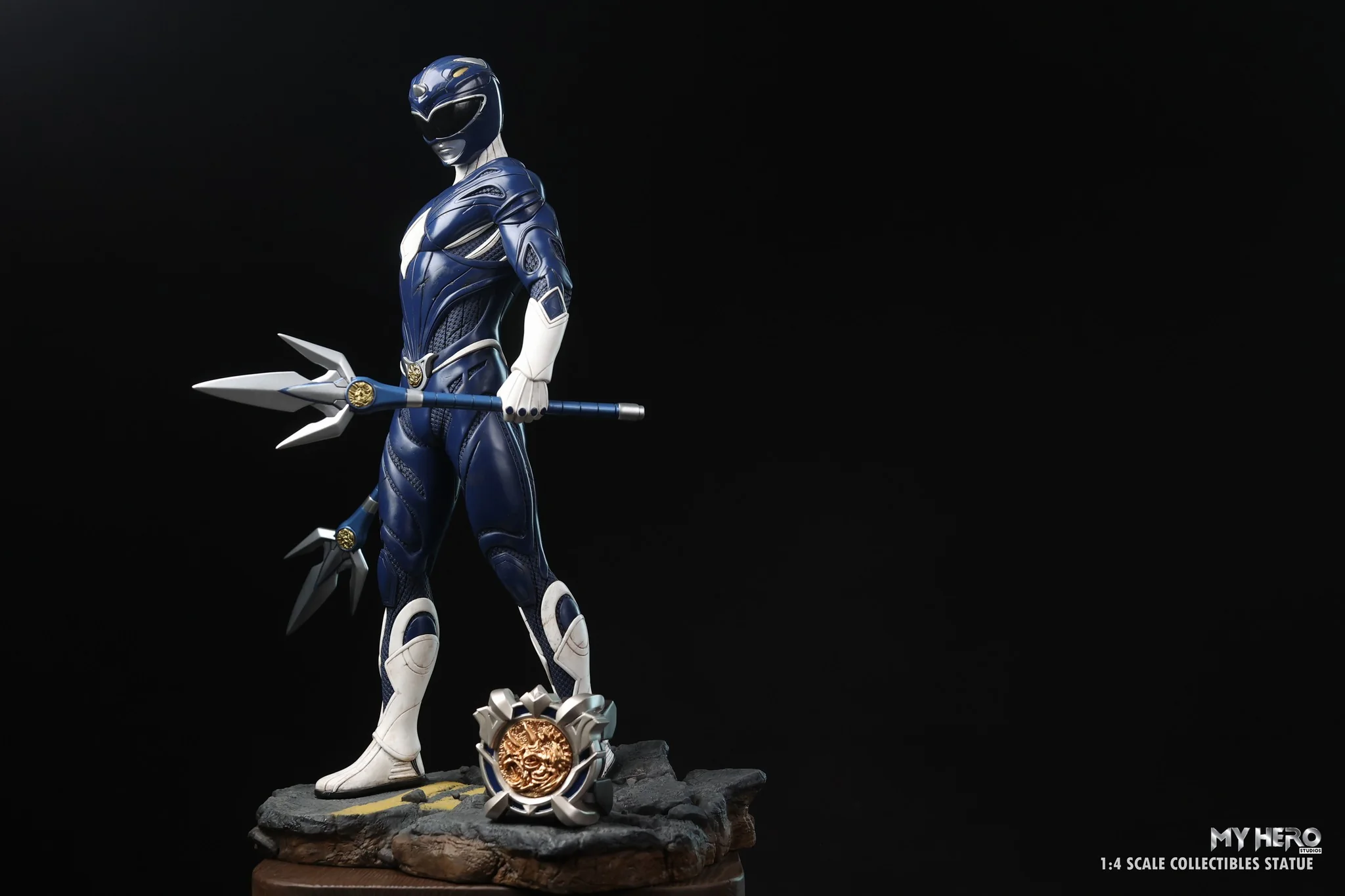 My Hero Studios Blue Ranger 1/4 Scale Collectible Statue - Image 16