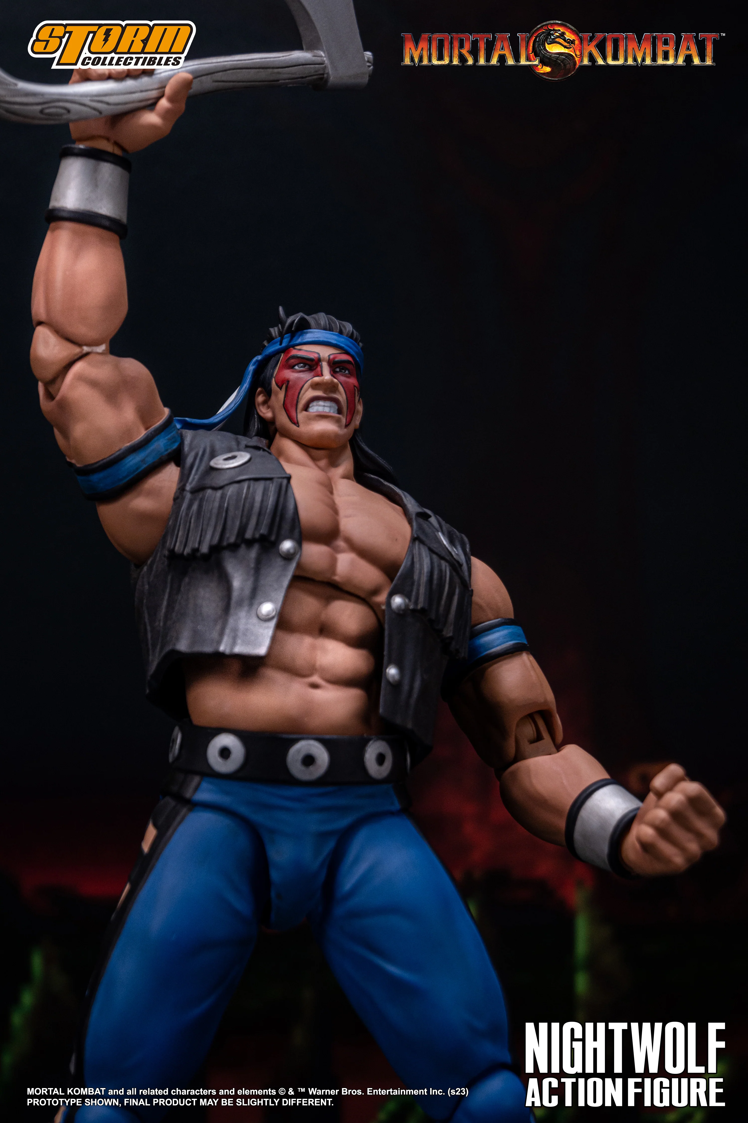 Nightwolf Storm Collectibles Mortal Kombat Action Figure - Image 5