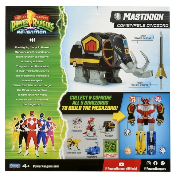 Power Rangers Re-Ignition Mastodon Combinable Dinozord - Image 6