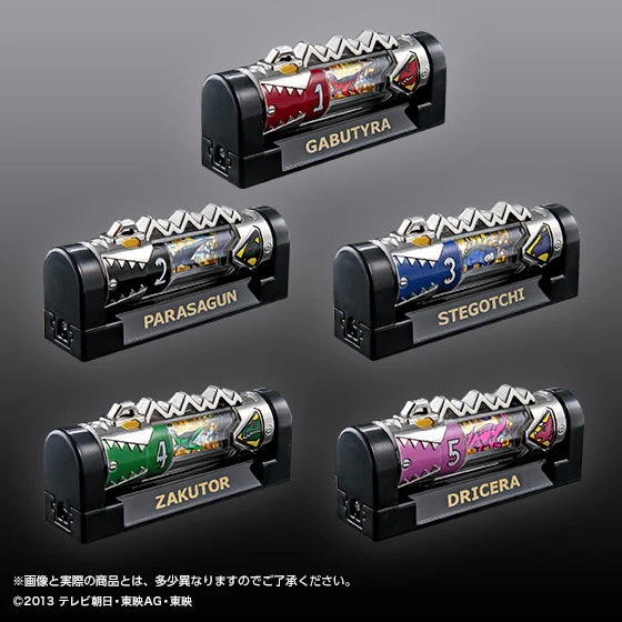 Premium Bandai Kyoryuger Diecast Zyudenchi Set - Image 3