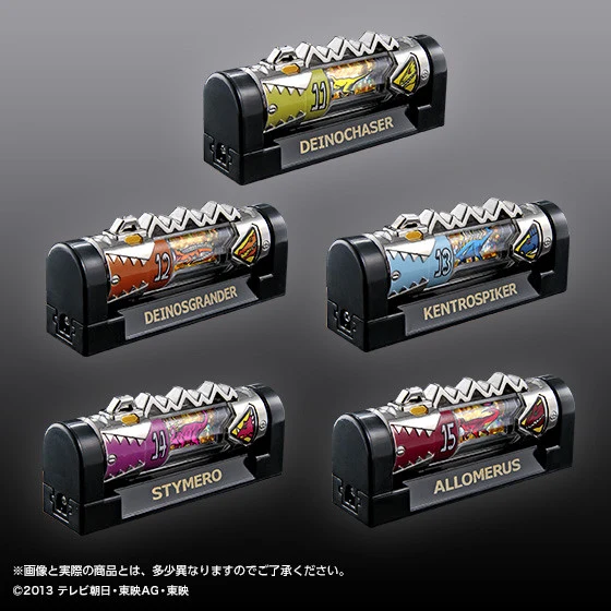Premium Bandai Kyoryuger Diecast Zyudenchi Set - Image 5